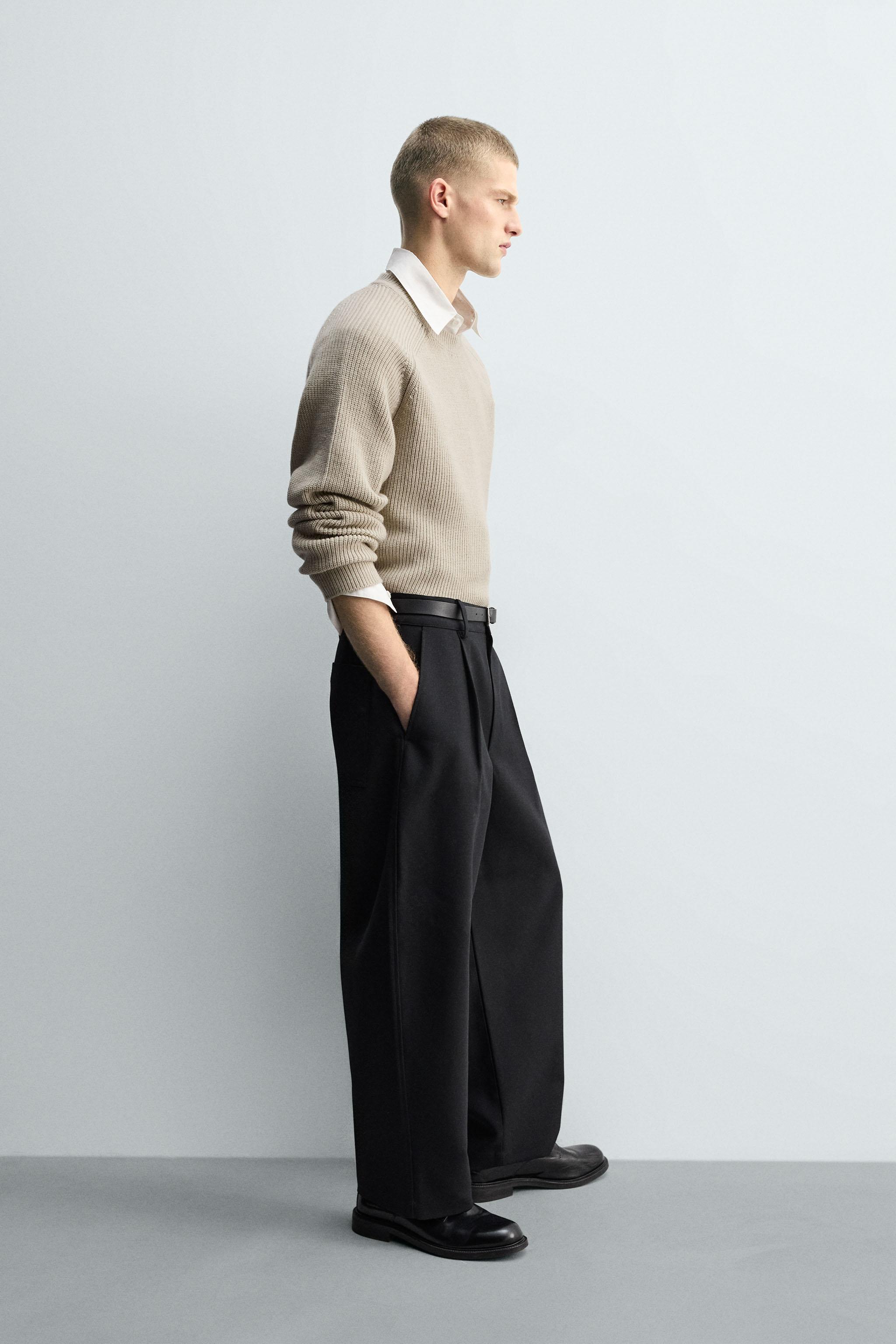 TEXTURED BOXY FIT JUMPER